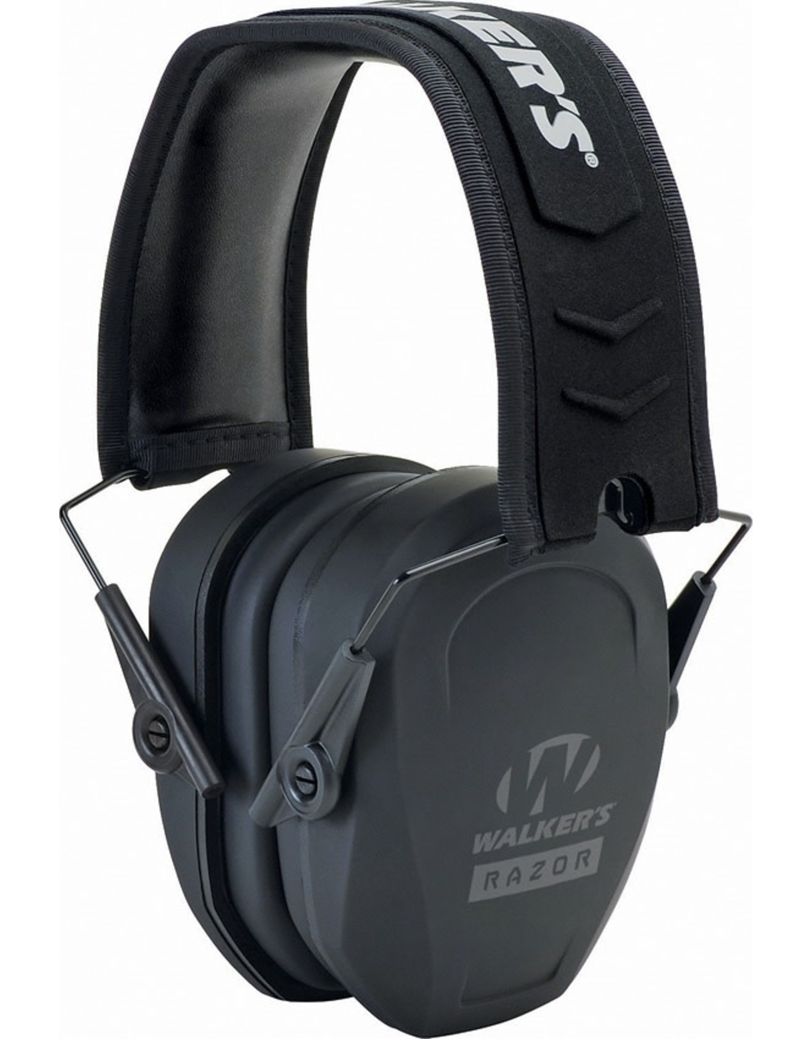 Walkers Walkers Razor Slim Passive Muff, Ultra Low Profile, NRR 27dB, Black GWP-RSMPAS