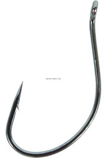 Gamakatsu Gamakatsu 50408 Split Shot/Drop Shot Hook, Size 4, Needle Point, Ringed Eye, NS Black, 6 per Pack (260752)