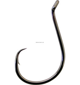 Gamakatsu Gamakatsu 221413 Octopus Circle Hook In-Line Point, Size 3/0, Barbed, Needle Point, Non-Offset, Ringed Eye, NS Black, 6pk (135566)