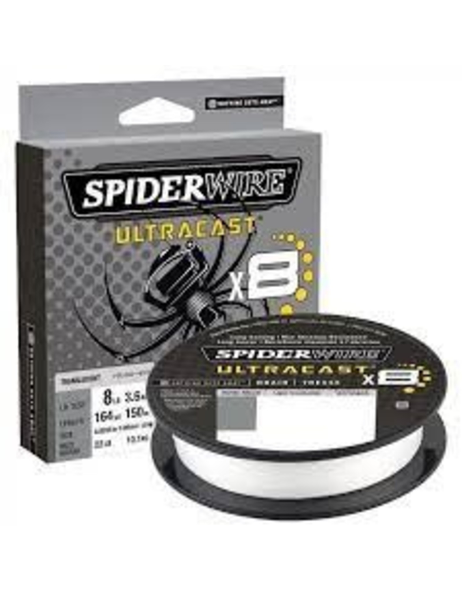 Spiderwire Spiderwire SUCFS15-IB Ultracast Braid, Superline, 15lb test, 164yd , Invisibraid-Translucent, Boxed