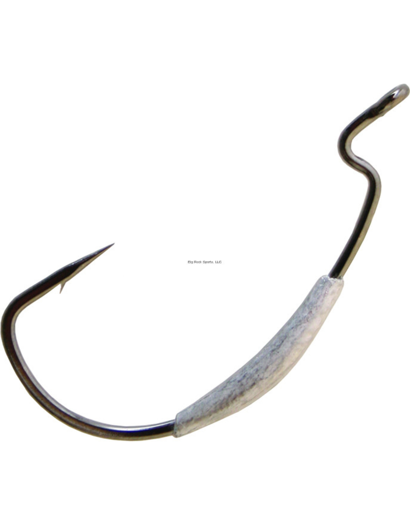 Gamakatsu 74412-1/8 Superline Weighted Worm Hook, Size 2/0, 1/8 oz
