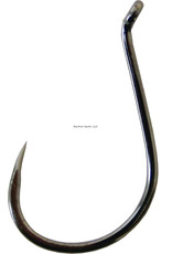 Gamakatsu Gamakatsu 75413 Octopus Hook, Size 3/0, Needle Point, Offset, Ringed Eye, NS Black, 6 per Pack (108184)
