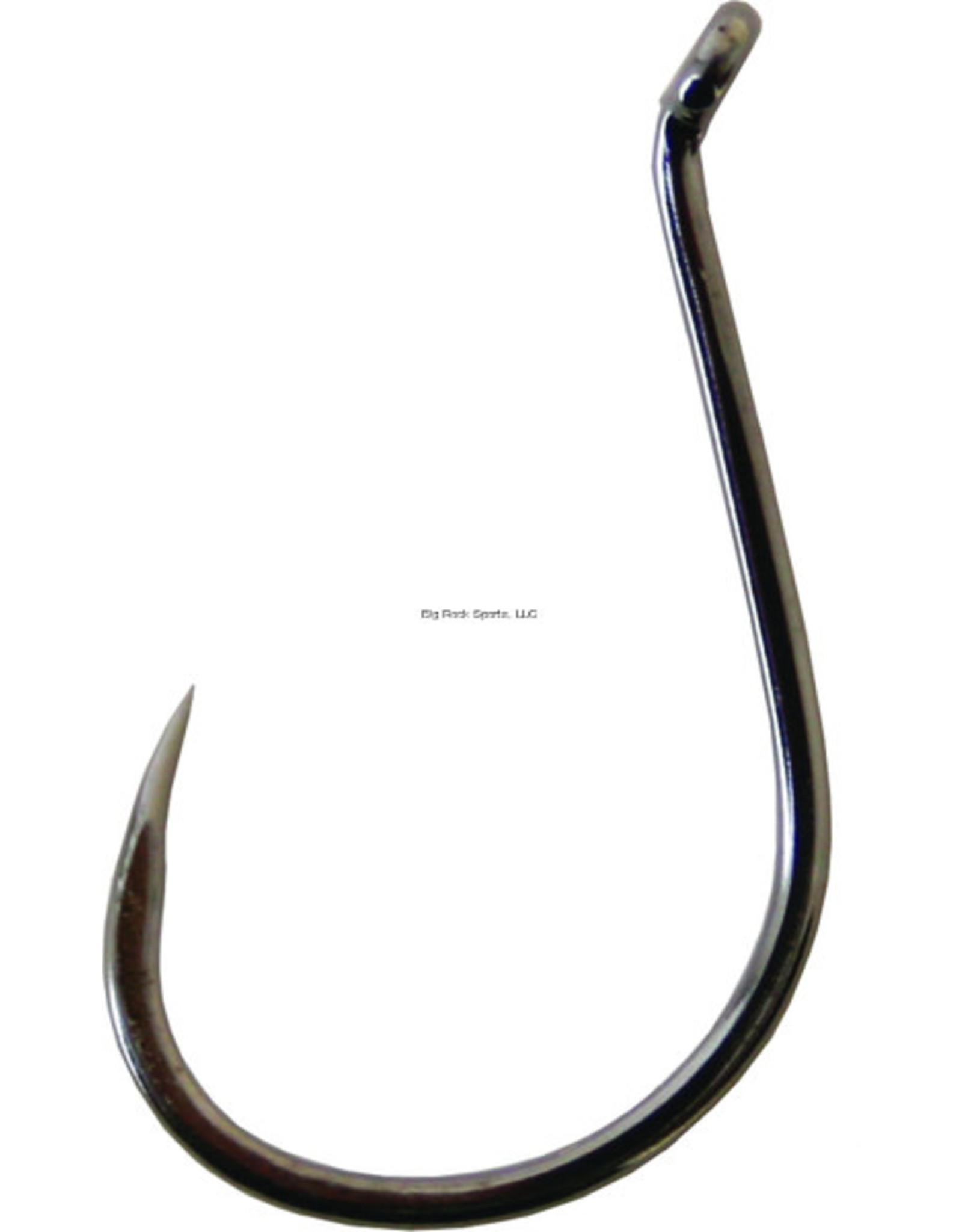 Gamakatsu Gamakatsu 75411 Octopus Hook, Size 1/0, Needle Point, Offset,  Ringed Eye, NS Black, 6 per Pack (108181)