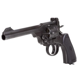 Webley Webley MKVI CO2 Pellet Revolver, Battlefield Finish, 4",  .177 Caliber
