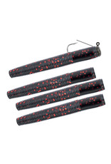 MATZUO Matzuo Weedless Ned Rig 1/16oz Black/Red 4pk