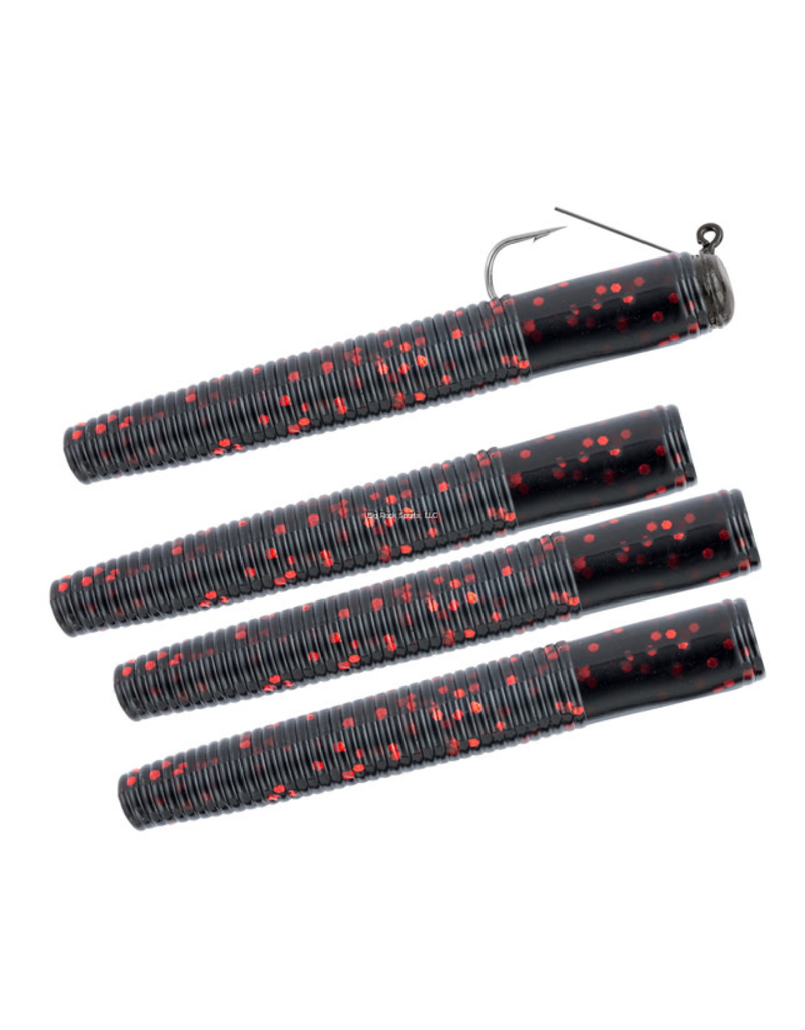 MATZUO Matzuo Weedless Ned Rig 1/16oz Black/Red 4pk