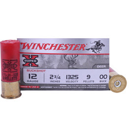 Winchester Winchester XB1200 Super-X Shotgun Ammo 12 GA, 2-3/4 in, 00B, 9