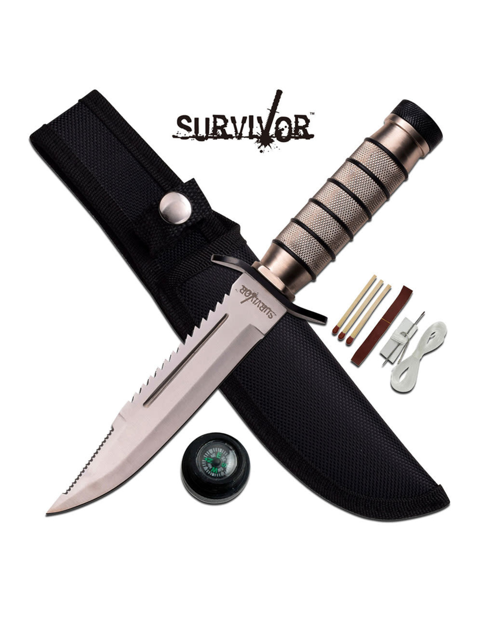SOA Survivor SOA Tactical Hunting Knife And Sheath