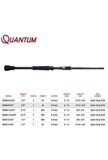 Quantum Smoke 6'8" 1PC Medium Spin Rod X-Fast Tip
