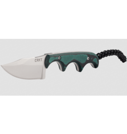 CRKT CRKT Folts Minimalist Cleaver Neck Knife Green (2.13" Bead Blast) 2383
