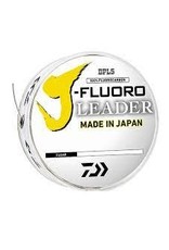 Daiwa Daiwa JFL20-100 J-Fluoro Fluorocarbon Leader Clear with Parrallel Spooling band 20lb 100 yards