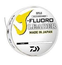 Daiwa Daiwa JFL20-100 J-Fluoro Fluorocarbon Leader Clear with Parrallel Spooling band 20lb 100 yards
