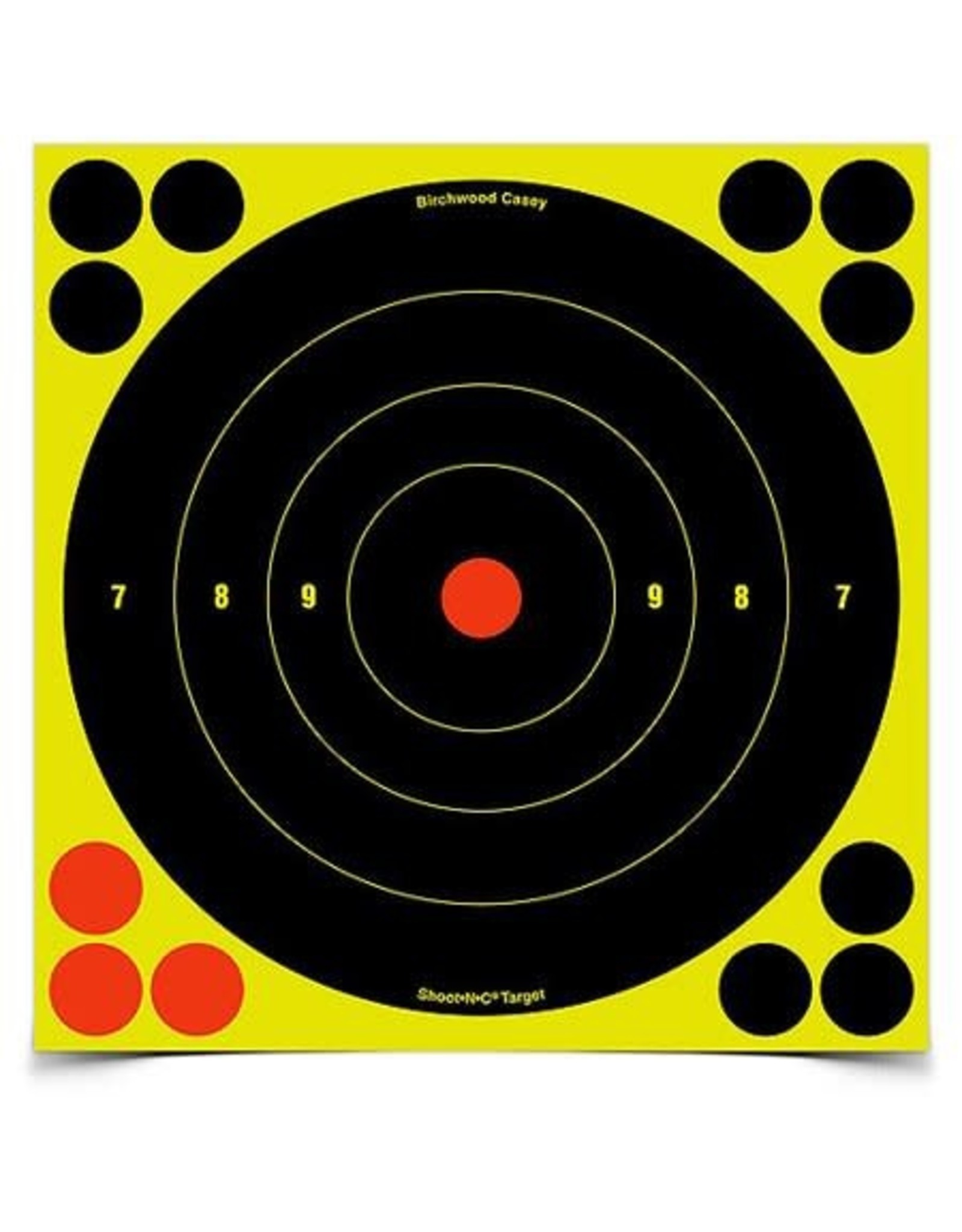 Birchwood Casey Shoot•N•C® 8 Inch Bull's-Eye, 6 Targets - 72 Pasters