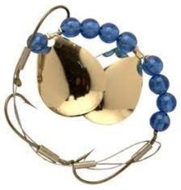 Lucky Strike Lucky Strike Worm Crawler Harness - Gold Blue Beads