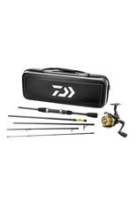 Daiwa Daiwa D-Vec Carbon Case Executive Pack Travel Spinning Combo - Light power 5'6"