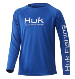 Huk Huk Youth Pursuit Long Sleeve-Huk Blue-YM