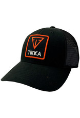 Tikka Tikka Trucker Hat Black with Mesh One Size
