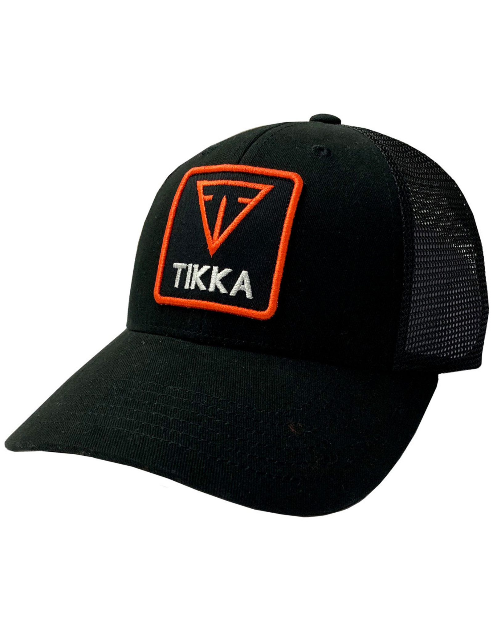 Tikka Tikka Trucker Hat Black with Mesh One Size