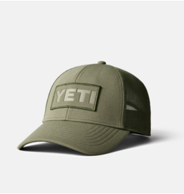 Yeti Yeti Patch Trucker Hat Olive on Olive