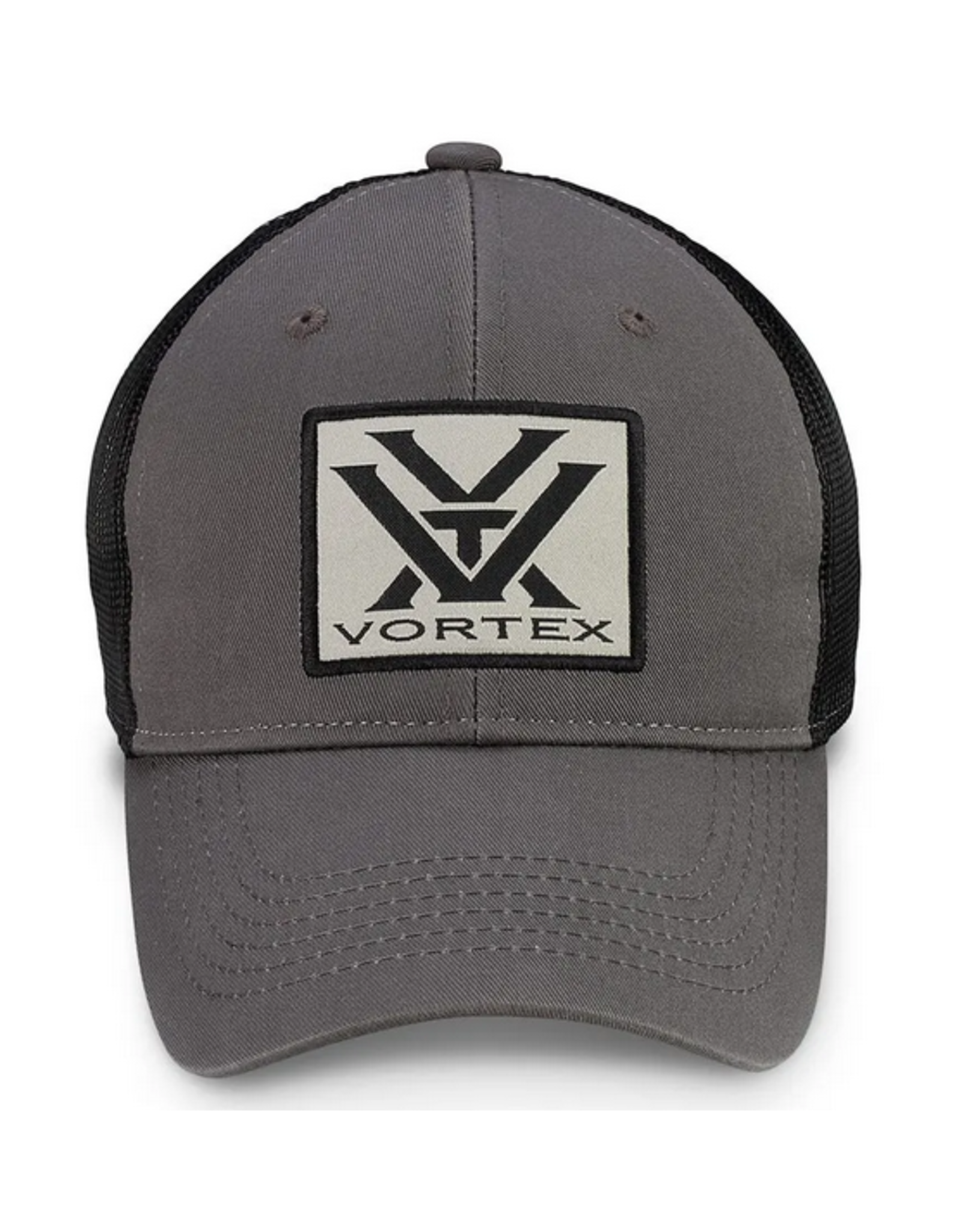 Vortex Vortex Cap: Pewter Patch Logo VT-220-34-CHR