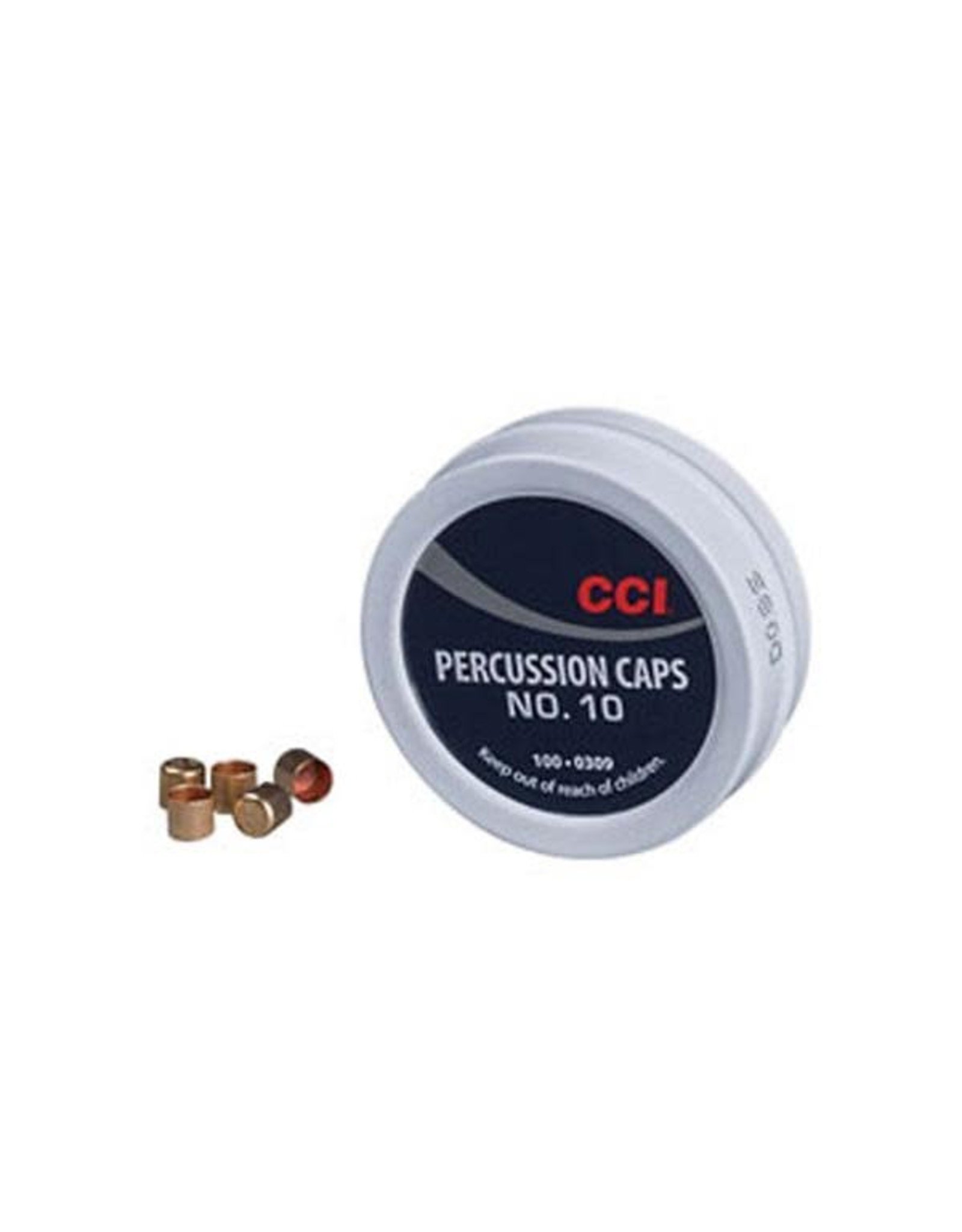 CCI CCI 0309 Percussion Cap #10 100Bx/Pk 10 Tins/Case