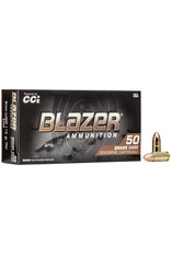 Blazer Brass CCI 5200 Blazer Brass Centerfire Pistol Ammo 9mm Luger 115Gr 50Rnd FMJ Blazer