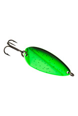 13 Fishing 13 Fishing OB-RP8 Oragami Blade, Flutter Spoon, 1/8 oz, Radioactive Pickle