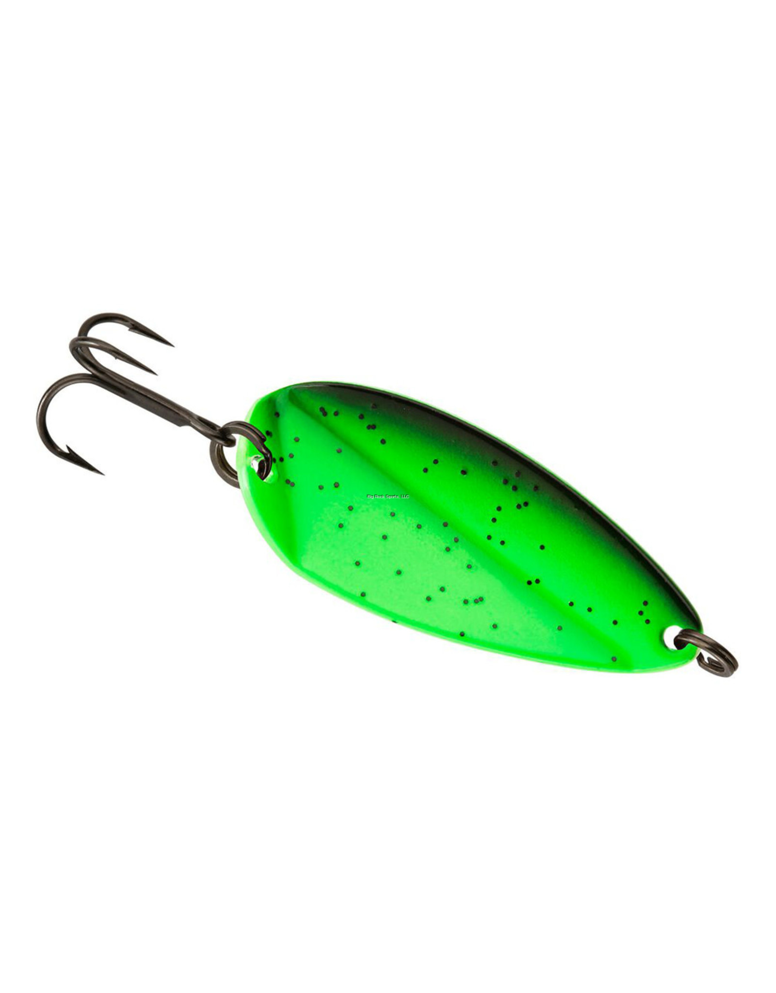 13 Fishing 13 Fishing OB-RP8 Oragami Blade, Flutter Spoon, 1/8 oz, Radioactive Pickle