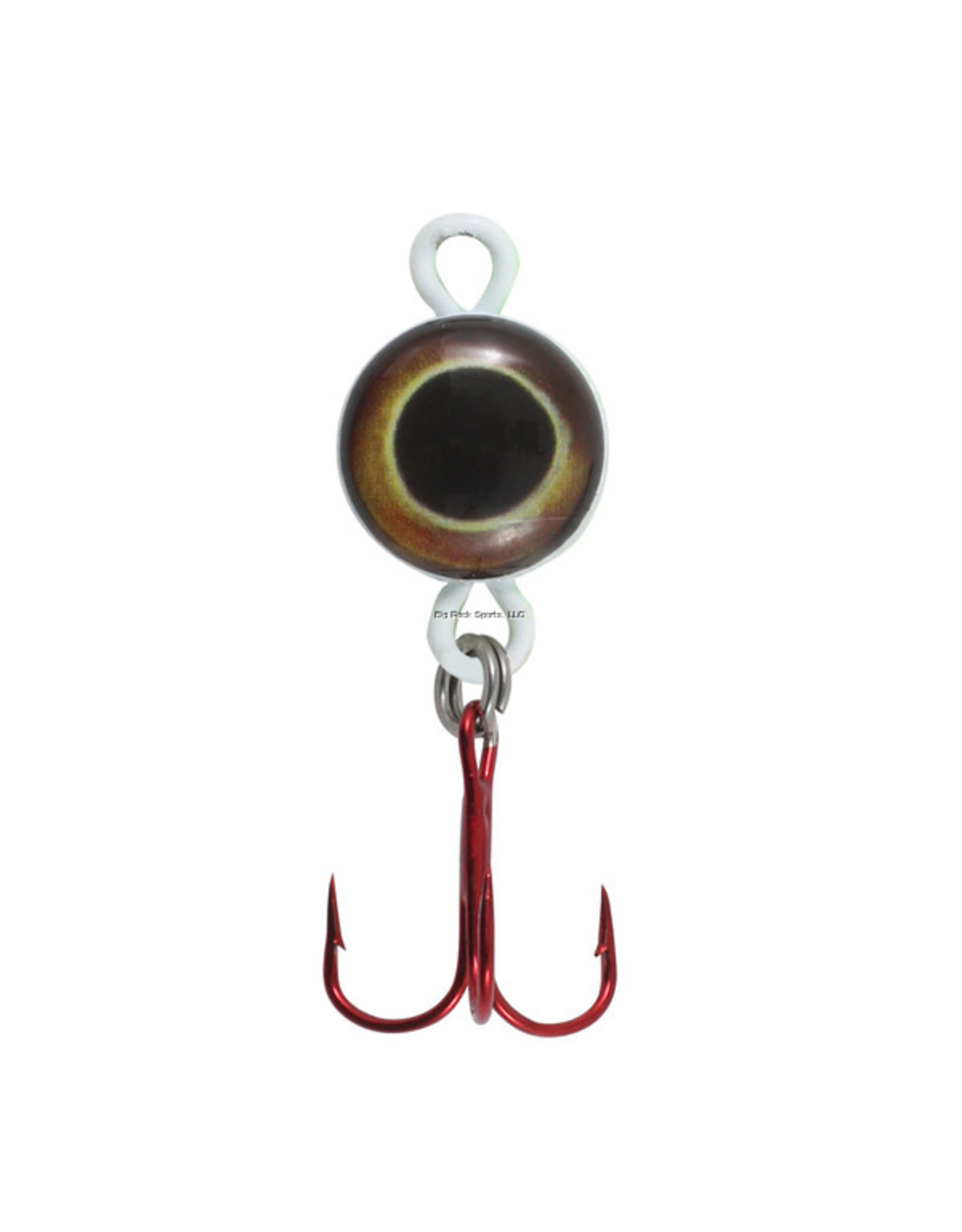 Northland Fishing Tackle Northland EBS3-20 Eye Ball Spoon 1/8 oz, #10 treble hk, Glo Perch, 1cd