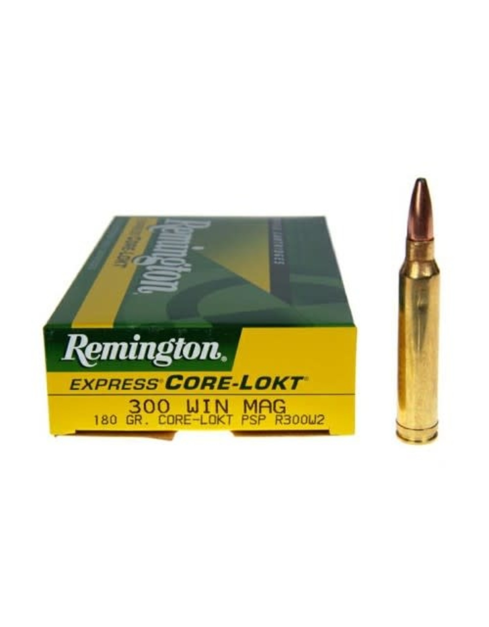 Remington Remington R300W2 Core-Lokt Rifle Ammo 300 WIN MAG, PSP, 180 Grains, 2960 fps, 20, Boxed