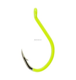 Berkley Berkley FSN19COCT2C Fusion19 Colored Octopus Hook, Size 2, Needle Point, Offset, Chartreuse, 6/Pkg