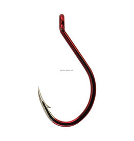 Berkley Berkley FSN19COCT4R Fusion19 Colored Octopus Hook, Size 4, Needle Point, Offset, Red, 7/Pkg