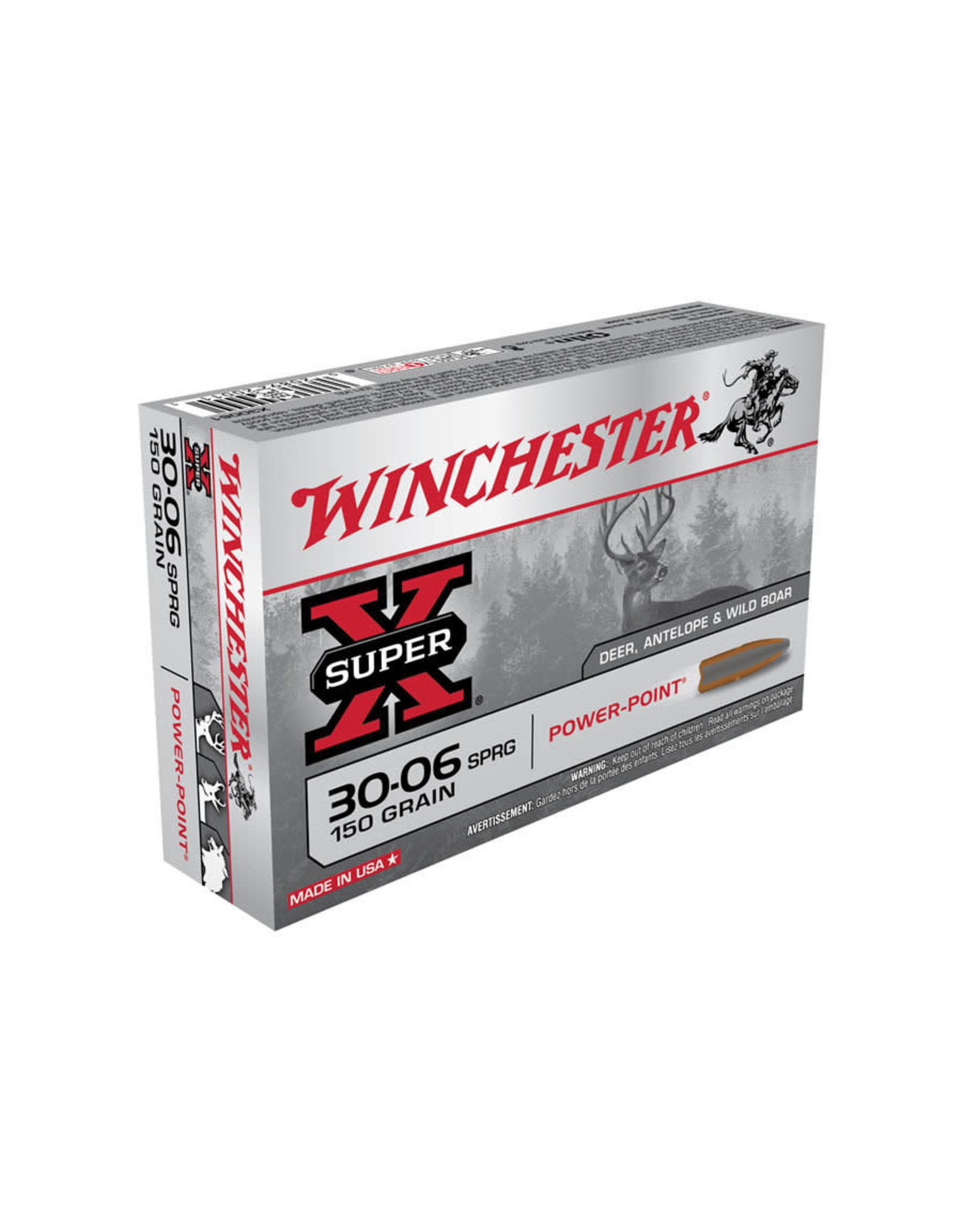 Winchester WINCHESTER SUPER-X 30-06 SPRG 150GR PP 20/BX