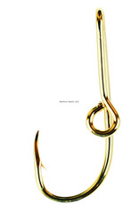 Eagle Claw Eagle Claw 155AH Hat/Tie Clasp Hook, Gold, 1 per Pack