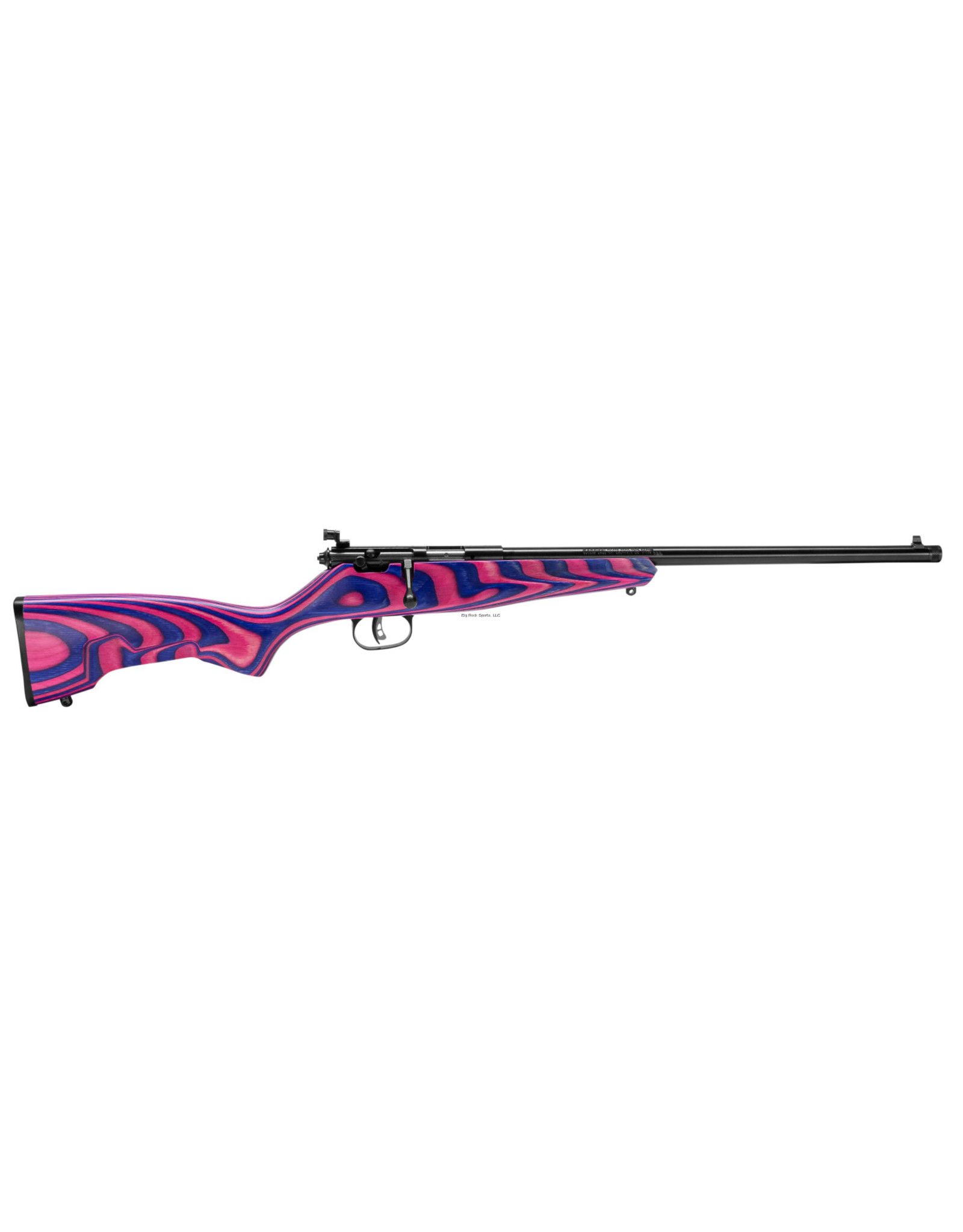 Savage Arms Savage 13797 Rascal Minimalist Single Shot Bolt Rifle, 22 LR, 16.13" BBL, Pink/Purple, Accutrigger