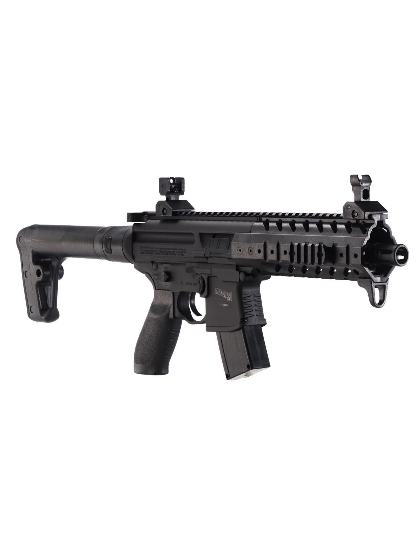 SIG SAUER AIRGUNS Sig Sauer AIR-MPX-177-G2-BLK MPX .177 CO2 Air Rifle, 30 Rnd, 450 FPS