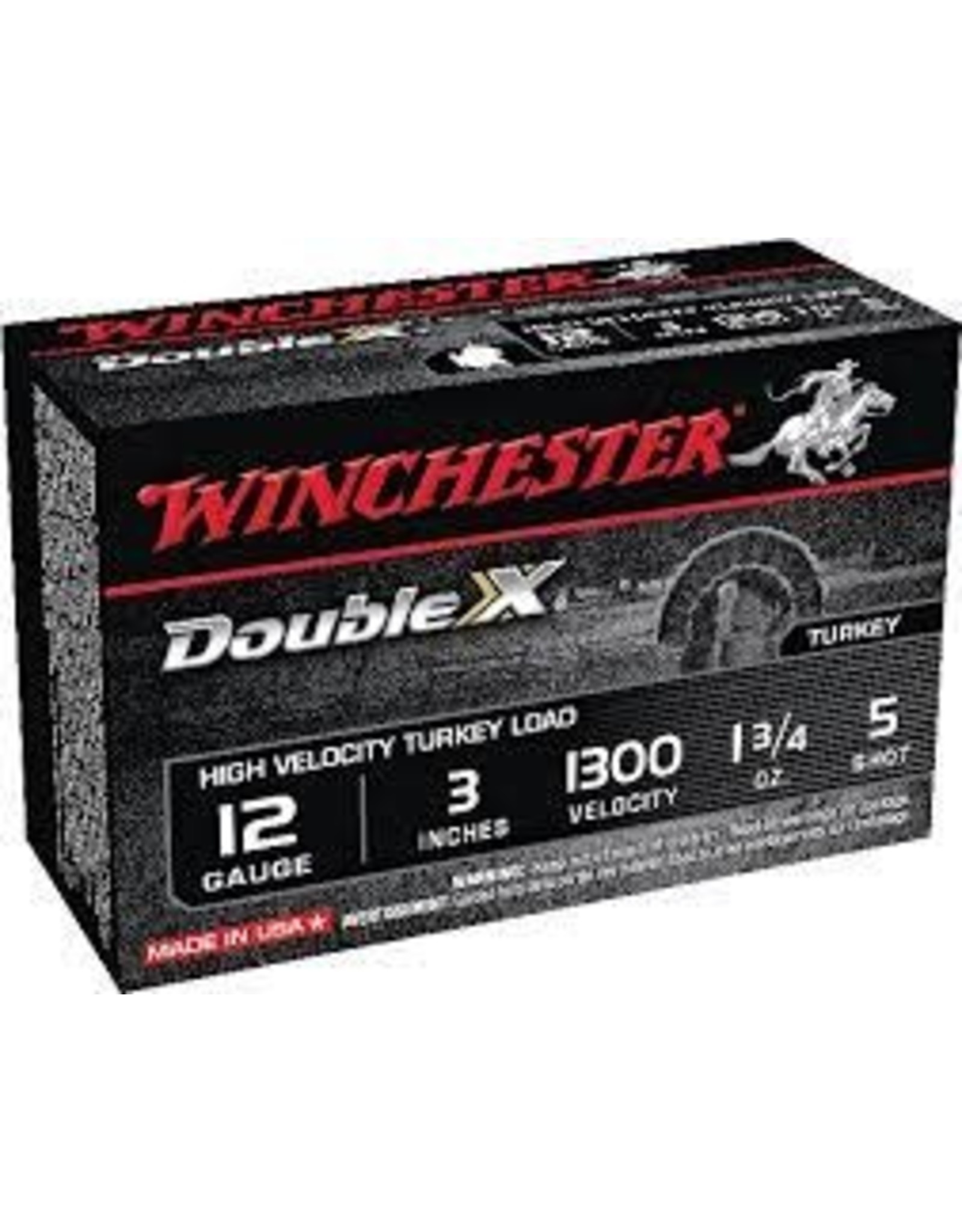 Winchester Winchester Double X 12 Ga 3" #5 Plated 1.75oz 10 Rounds