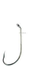 Eagle Claw Eagle Claw 080AH-8 Plain Shank Offset Hook, Size 8, Forged, Down Eye, Bronze, 10 per Pack