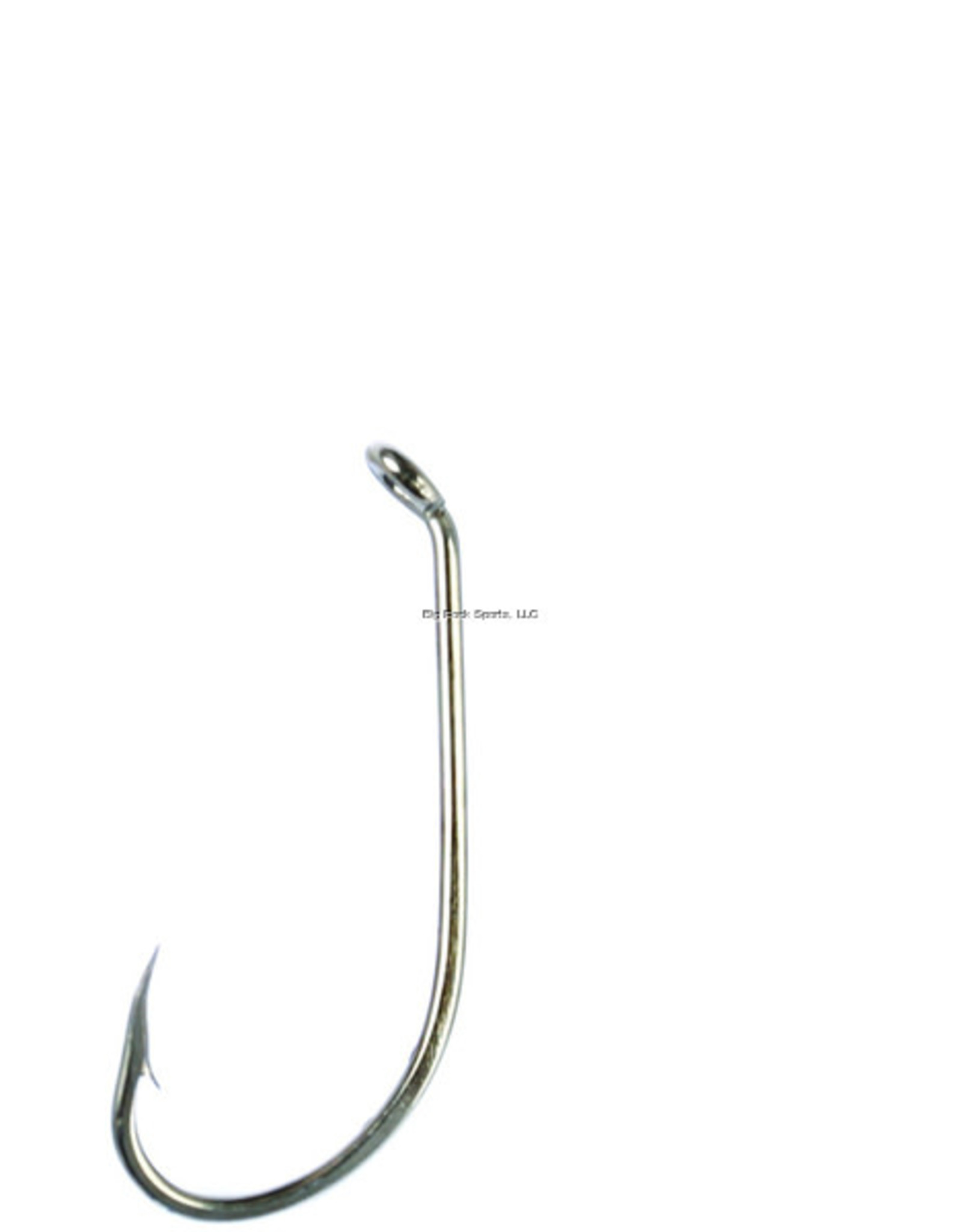 Eagle Claw Eagle Claw 080AH-8 Plain Shank Offset Hook, Size 8, Forged, Down Eye, Bronze, 10 per Pack