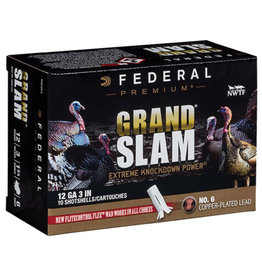 Federal Federal PFCX157F 6 Grandslam Turkey Shotshell w/ Flight Control Flex Wad 12 GA 3" 4DE 1-3/4"oz 6 10 Rnd per Box