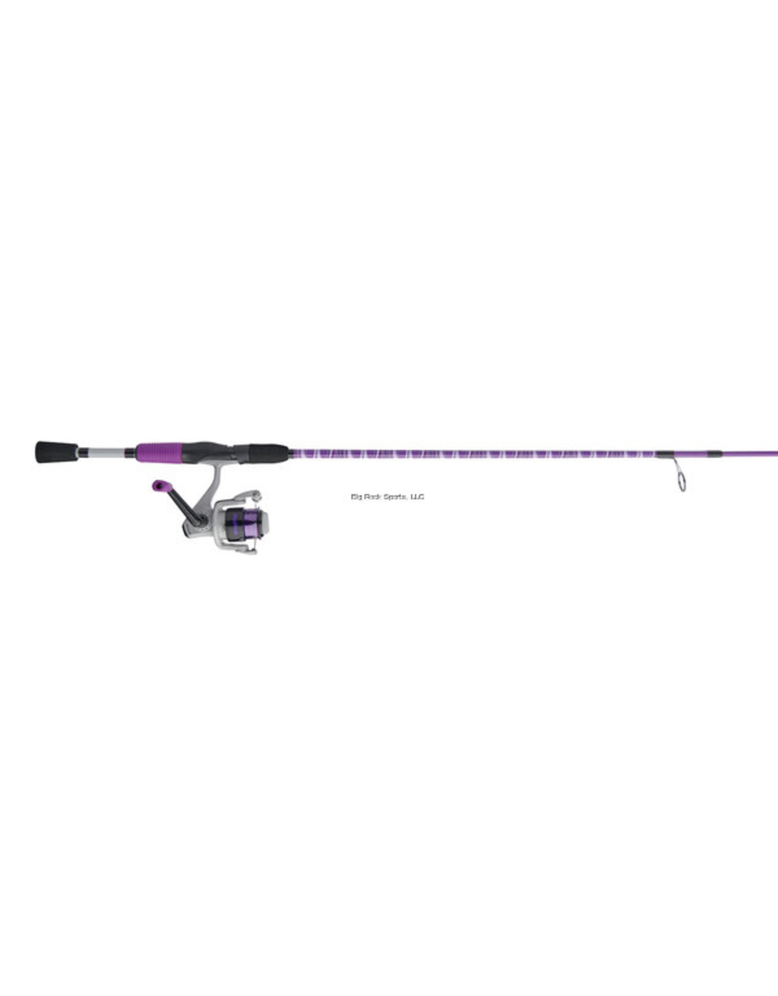 Ugly Stik Shakespeare JLYF30/56M-P Jelly Fishing Gel-Tec Spin Combo 30sz  Reel 5.2:1 Ratio, Pre-spooled 6lbw/Glass Rod Purple Gel-Tec Handle 5'6