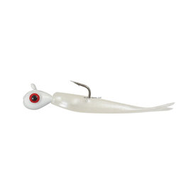 Northland Fishing Tackle Northland TMSR10-13 Rigged Tungsten Mini Smelt - 5/Card - 1/16oz - Glo White