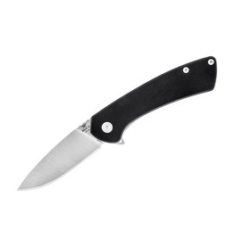 Buck Knives Buck 040 Onset Flipper Knife 3.325" S45VN Satin Drop Point Blade, Black G10 Handles - 13247