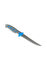 Buck Knives Buck Hookset Salt Water Fillet Fixed Blade Knife, Blue/Grey Handle, 0145BLS