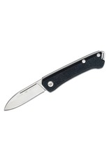 Buck Knives Buck 250 Saunter Slipjoint Folding Knife 2.375" 154CM Satin Drop Point Blade, Black Micarta Handles 0250BKS
