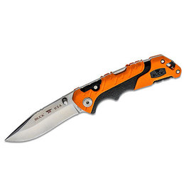 Buck Knives Buck 661 Small Pursuit Pro Folding Knife 3" S35VN Stainless Steel Drop Point, Orange GRN and Rubber Handles, Polyester Sheath, Lockback - 12756
