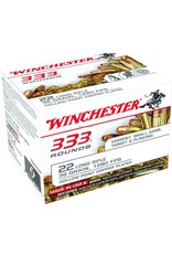 Winchester Winchester 22LR333HP Rimfire Ammo 22 LR, CPHP, 36 Grains, 1280 fps, 333 Rounds, Boxed
