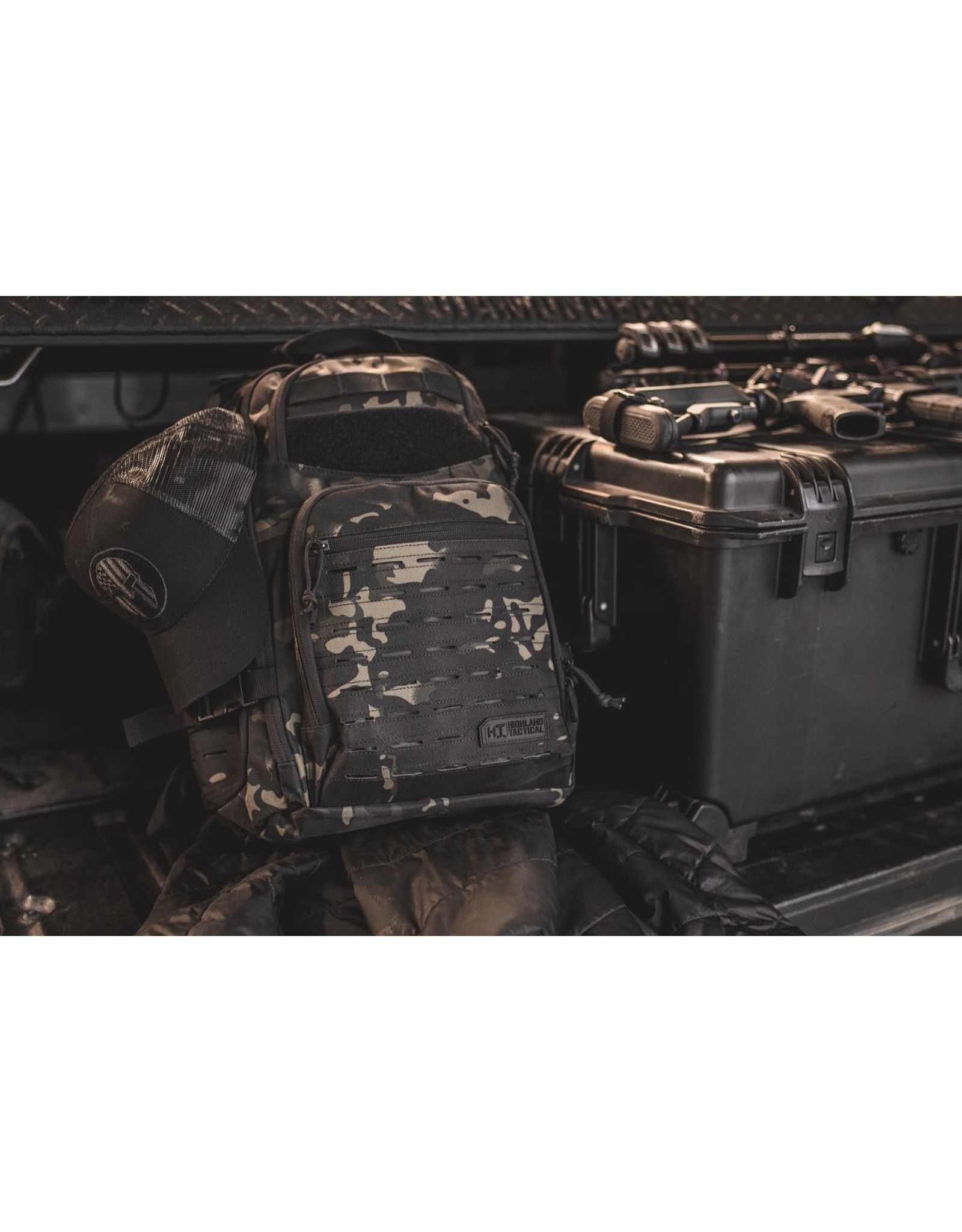 Highland Tactical Highland Tactical Backpack Roger - Black Urban Camo