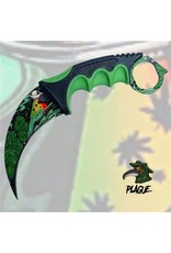 Plague Karambit Knife - They took our Weed 107 SD00175GNW