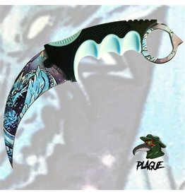 Plague Plague Karambit Knife - Ice Dragon 130 21DT002-75DBL